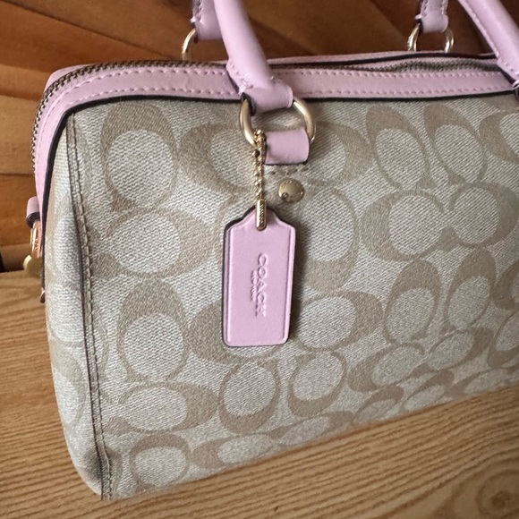 Coach Rowan Satchel in bubblegum Bag crossbody - Picture 3 of 10